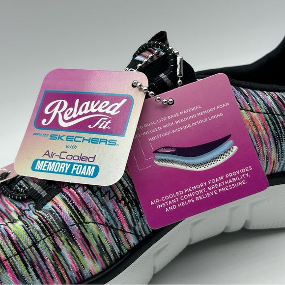 SKECHERS RELAXED FIT AIR-COOLED MEMORY FOAM SLIP ON WOMEN WALKNG COMFY Size 8 - Picture 12 of 12